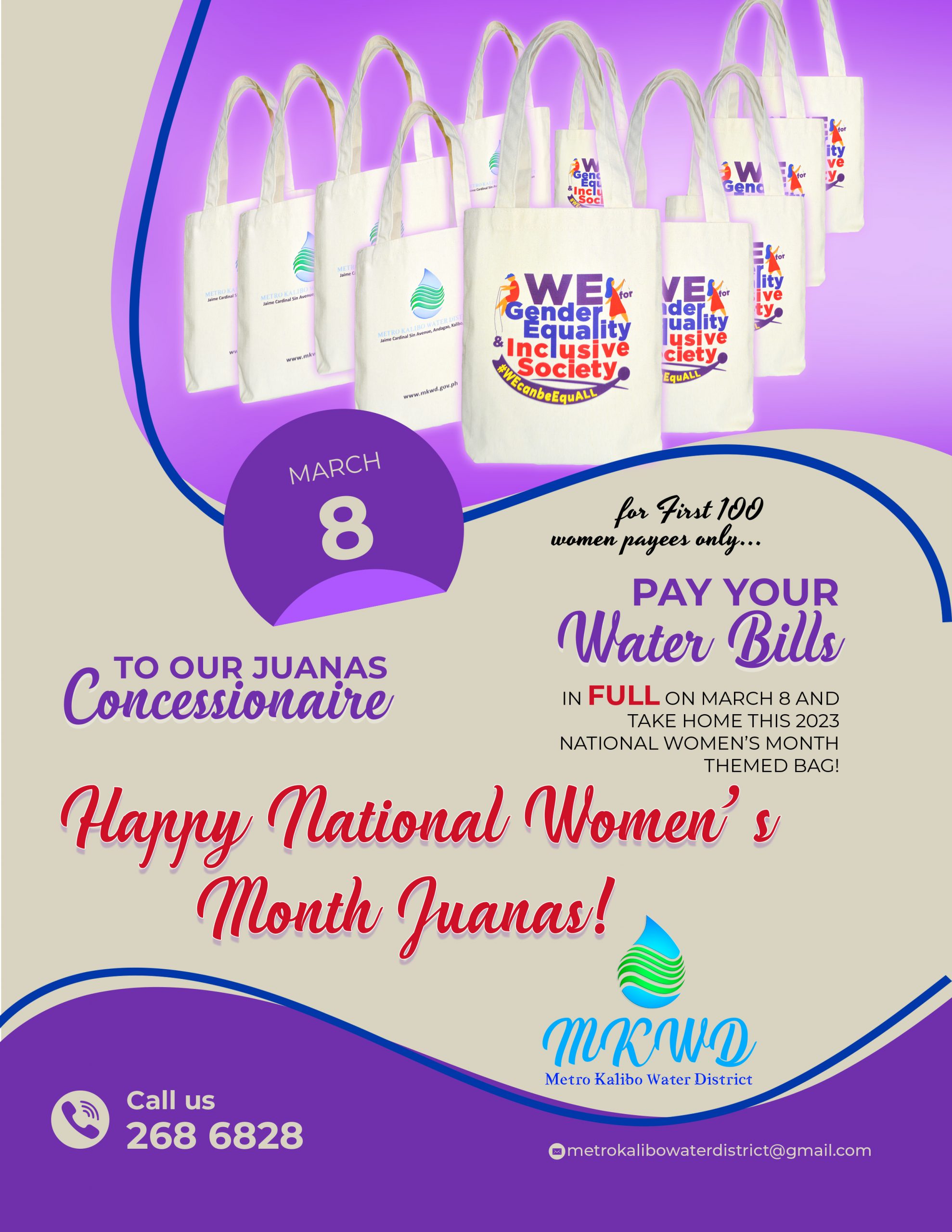 2023 National Women’s Month Celebration Metro Kalibo Water District